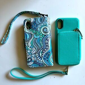 iPhone X 10 case wallet wristlet